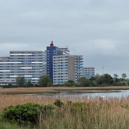 Panoramablick Ostsee, Binnensee & Salzwiesen - Balkon - Stilvoll - Highspeed Glasfaser Wlan - Parkplatz - 'freiheit' Heiligenhafen